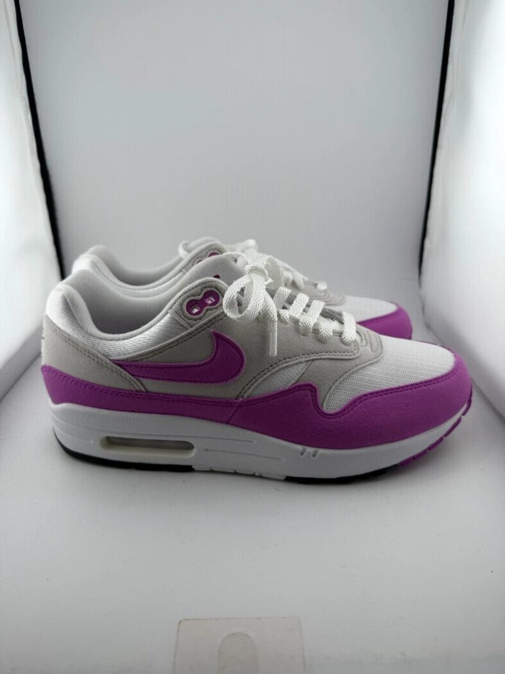WORN Nike Air Max 1 '87 Fuchsia Dream DZ2628-001 Size 9W NO BOX
